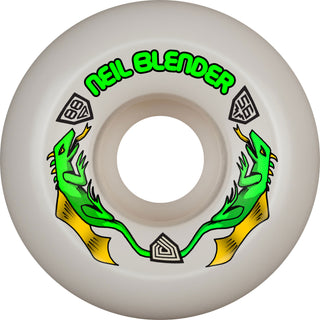Powell Peralta Skateboard Wheels 56mm Blender Dragon Formula 88A White