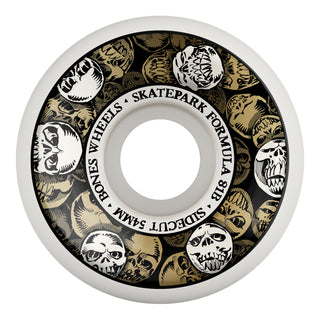 Bones Skateboard Wheels 54mm Skatepark Formula P5 Sidecuts 81B (101A) White