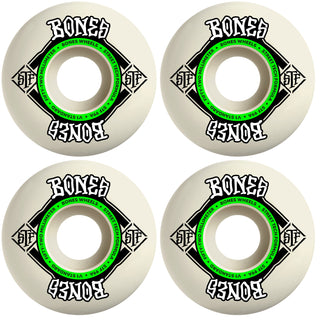 Bones Skateboard Wheels 52mm STF V1 Standard 99A White