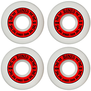 Bones Skateboard Wheels 50mm STF V3 Slims 103A White