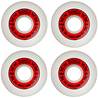 Bones Skateboard Wheels 51mm STF V5 Sidecuts 103A White