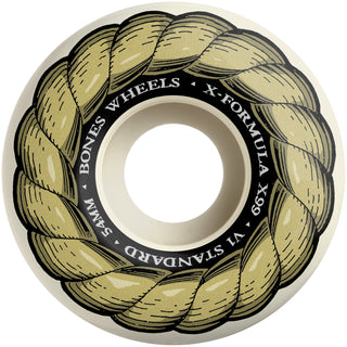 Bones Skateboard Wheels 54mm X-Formula Standard V1 99A White