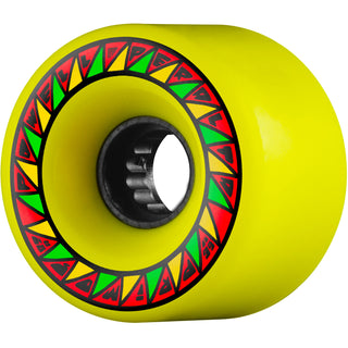 Powell Peralta Wheels 66mm Primo 82A SSF Yellow Blue Skateboard Longboard Cruiser