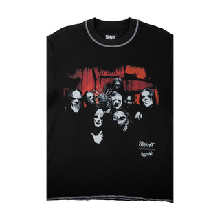 Welcome x Slipknot Longsleeve Shirt Masks Contrast Stitch Thermal Black/White