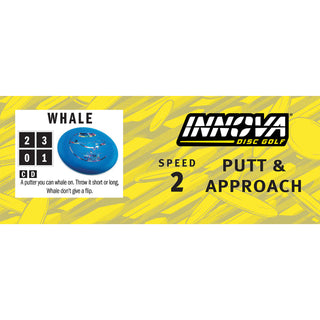 Innova Disc Golf XT Whale Putter 2/3/0/1 Dark Yellow/Black 175 grams