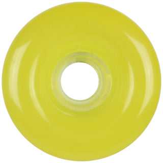 Longboard Wheels Set 69mm x 44mm 85a Translucent Yellow US Made