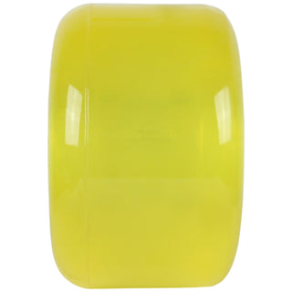 Longboard Wheels Set 69mm x 44mm 85a Translucent Yellow US Made