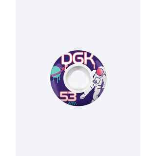 DGK Skateboard Wheels 53mm Spacey 101A White