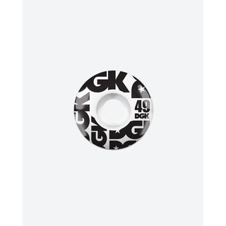 DGK Skateboard Wheels 49mm Street Formula 101A White