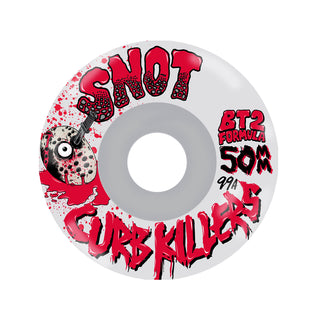 Snot Skateboard Wheels 50mm Curb Killer Clear 99A Clear