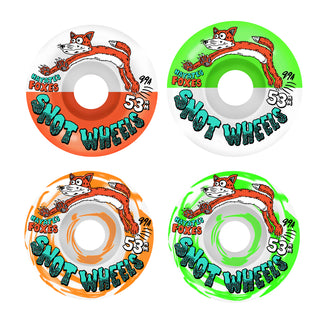 Snot Skateboard Wheels 53mm Hayate's Foxes 99A Multi