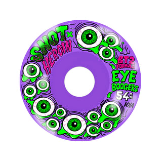 Snot Skateboard Wheels 54mm Snot Eye Boogers 101A Purple