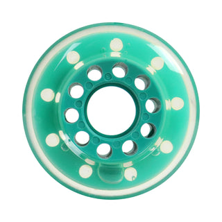 Labeda Whips Roller Hockey Wheel - Teal X-Soft 72mm - Single Wheel