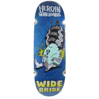 Heroin Skateboard Deck Wide Bride (Assorted) 10.4" x 32.4"