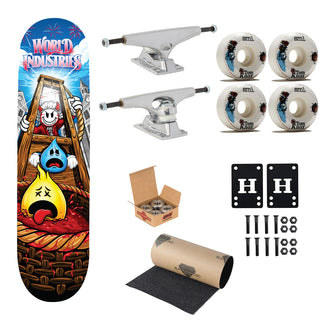 World Industries Skateboard Guillotine 8.5" Krux, Independent, Sml Upgrade
