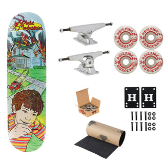 World Industries Premium Skateboard Complete Klemme House Fire 8.5" Ft. Krux/Spitfire/Independent