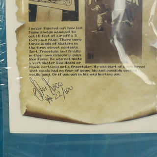 World Industries Deck and Rocco Autographed Art - Martinez Rock'Em Limited Edition