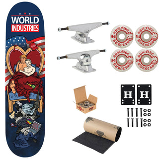 World Industries Premium Skateboard Complete Presidents 8.3" Ft. Krux/Spitfire/Independent