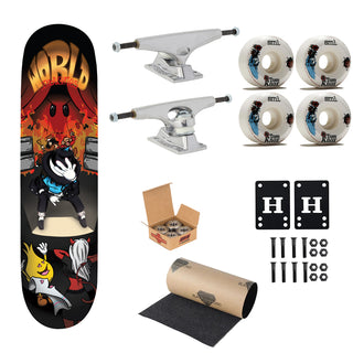 World Industries Skateboard Willy Jackson 8.5" Krux, Independent, Sml Upgrade