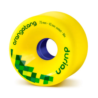 Orangatang Longboard Wheels Durian Yellow 75mm 86A
