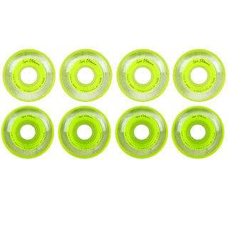 Labeda Roller Hockey Wheels - Millennium Gripper 68/72 Youth HiLo 74A Green (8-Pack)