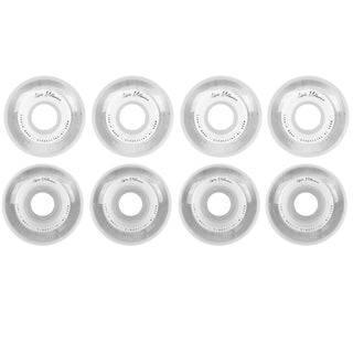 Labeda Roller Hockey Wheels - Millennium Gripper 68/72 Youth HiLo 74A White (8-Pack)