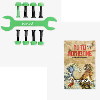 Diamond Supply Yuto Horigome Hardware and Wrench Combo Black/Green 7/8" Allen