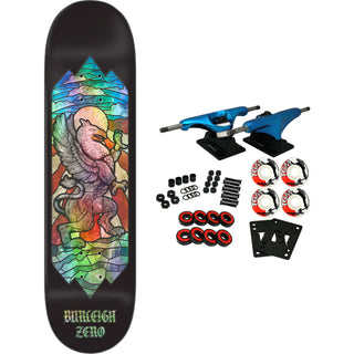 Zero Skateboard Complete Burleigh Stained Glass 8.5" x 32.3"