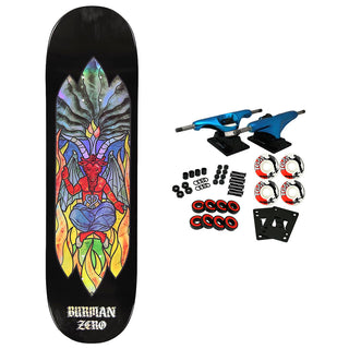 Zero Skateboard Complete Burman Stained Glass 8.625" x 32.25"