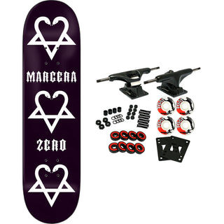 Zero Skateboard Complete Bam Margera American Zero 8.5"
