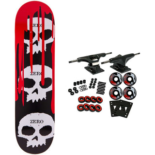 Zero Complete 3 Skulls with Blood 8.5"