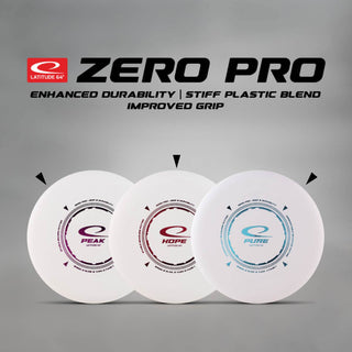 Latitude 64 Disc Golf Zero Pro Pure Putter 3/3/-1/1 White/Blue 173 grams