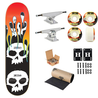 Zero Premium Skateboard Complete 3 Skulls 8.25" Ft. Krux/Satori/Independent