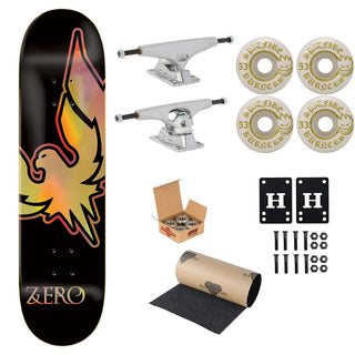 Zero Premium Skateboard Complete Firebird Iridescent Reissue 8.5" Ft. Krux/Spitfire/Independent