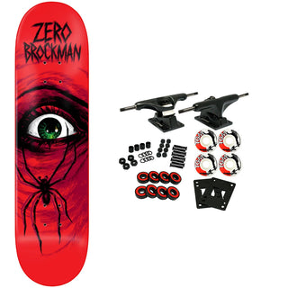 Zero Skateboard Complete James Brockman Wolf Spider Reissue 8.5" x 32.3"