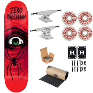 Zero Premium Skateboard Complete James Brockman Wolf Spider Reissue 8.5" Ft. Krux/Spitfire/Independent