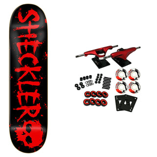 Zero Skateboard Complete Ryan Sheckler Blood Red Foil 8.25" x 31.9"