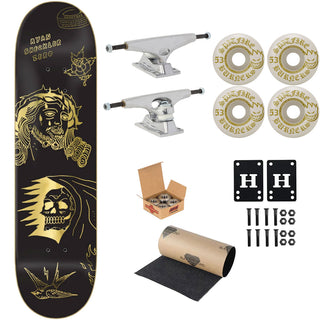 Zero Premium Skateboard Complete Ryan Sheckler Suffer Gold Foil 8.5" Ft. Krux/Spitfire/Independent