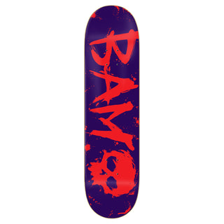 Zero Skateboard Deck Bam Margera 3 Blood Purple 8.0" x 31.6"