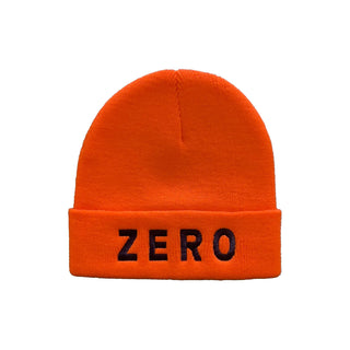 Zero Skateboards Beanie Army Embroidered Orange