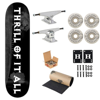 Zero Premium Skateboard Complete Thrill of it All 30 Year Reissue 8.5" Ft. Krux/Spitfire/Independent