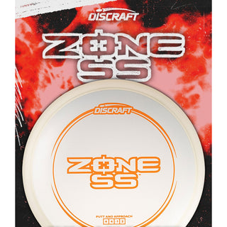 Discraft Disc Golf Z Line Zone SS Putter 4/4/-1/2 Purple/White 173-174g