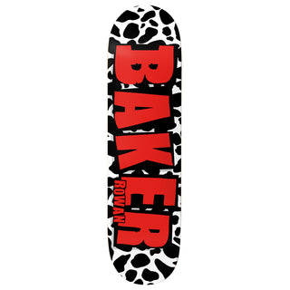 Baker Skateboard Deck Rowan Zorilla Cow Black/Red 8.475" x 31.875"