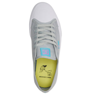 DC Skateboard Shoes Manual RT Cat and Cloud Grey/Grey/Blue Mens