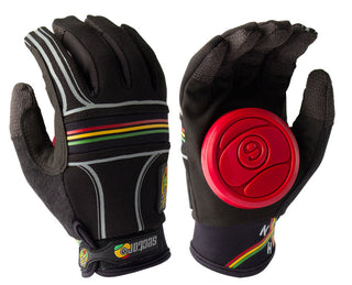 SECTOR 9 Longboard SLIDE GLOVES niner BHNC Rasta SIZE S/M