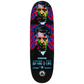 Black Label Skateboard Deck Adams 50 To Life Egg 9.5" x 32.5"