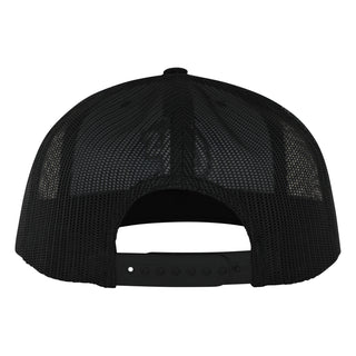 OJ Wheels Hat Black Out Snapback Structured Black