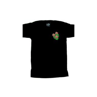 Happy Hour T-Shirt Black Light Mushroom Black