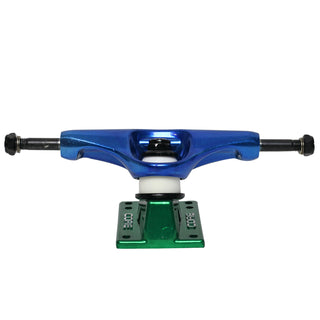 Core Hollow Trucks 5.0 (7.75") Anodized Blue With Green Base (Hollow Kingpin)
