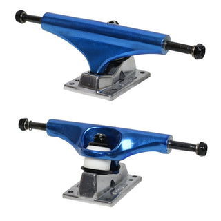 Core Hollow Trucks 5.25 (8.0") Anodized Blue With Silver Base (Hollow Kingpin)